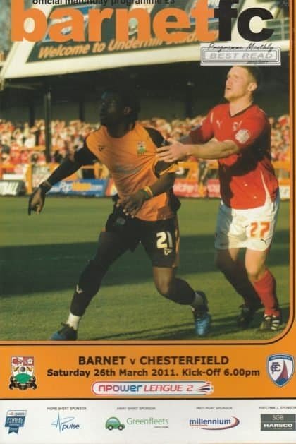Barnet v Chesterfield 26-Mar-2011