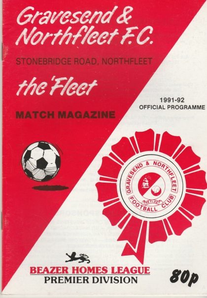 Gravesend & Northfleet v Crystal Palace 13-Apr-1992