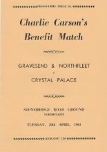 Gravesend & Northfleet v Crystal Palace  20-Apr-1961