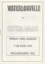 Waterlooville v Crystal Palace 02-Aug-1996