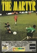 Merthyr Tydfil v Crawley Town 31-Jan-2004