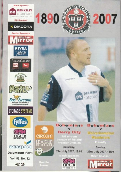 Bohemians v Derry City   21-Jul-2007