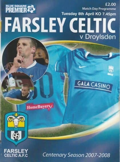Farsley Celtic v Droylsden  08-Apr-2008
