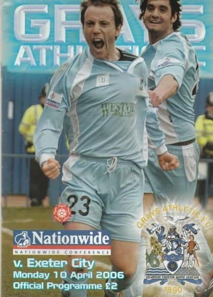 Grays Athletic v Exeter City  10-Apr-2006