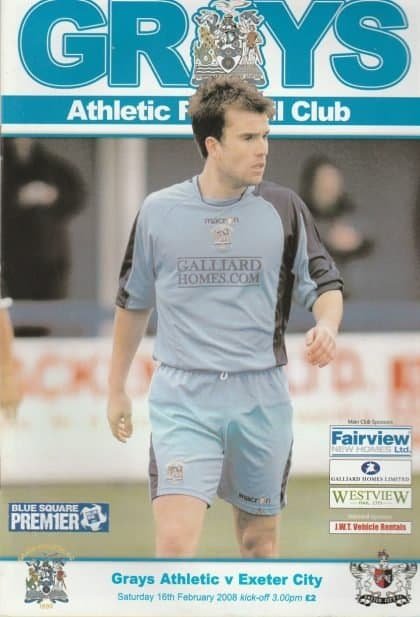 Grays Athletic v Exeter City  16-Feb-2008