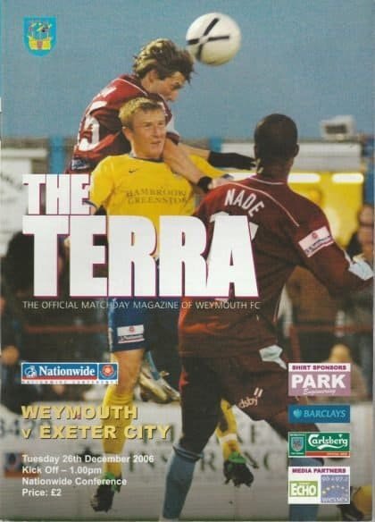 Weymouth v Exeter City 26-Dec-2006