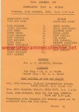 Shrewsbury Town v Fulham 15-Oct-1985