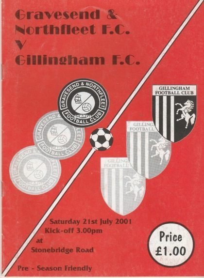Gravesend & Northfleet v Gillingham   21-Jul-2001