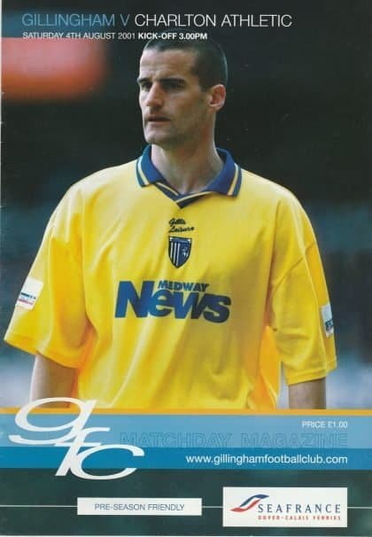 Gillingham v Charlton Athletic 04-Aug-2001