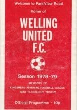 Welling United v Gravesend & Northfleet  16-Sep-1978