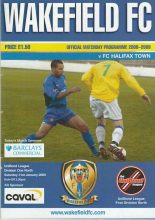 Wakefield v FC Halifax Town   31-Jan-2009