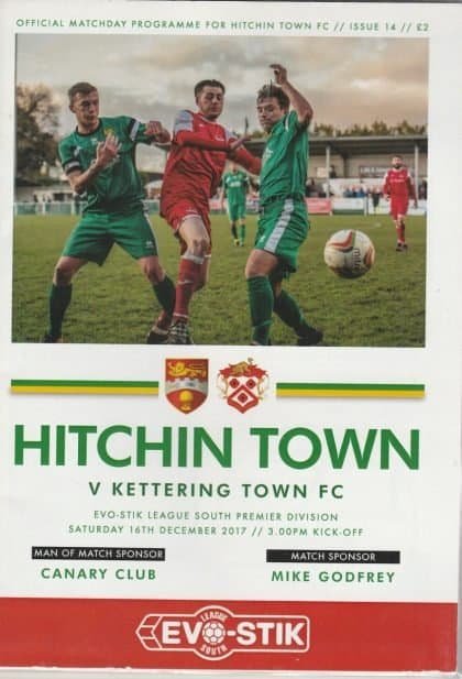 Hitchin Town v Kettering Town 16-Dec-2017