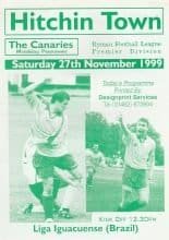 Hitchin Town v Liga Iguacuense  27-Nov-1999