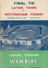 Luton Town v Nottingham Forest  02-May-1959