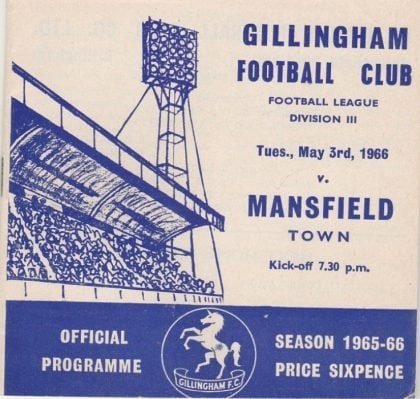 Gillingham v Mansfield Town 03-May-1966