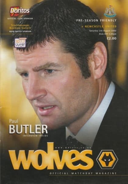 Newcastle United v Wolverhampton Wanderers 03-Aug-2002