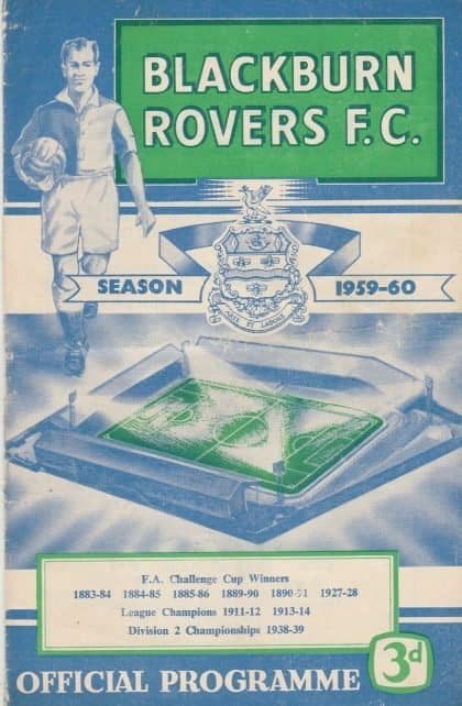 Blackburn Rovers v Newcastle United   09-Apr-1960