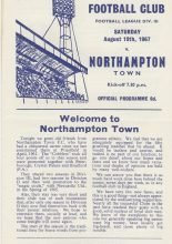 Gillingham v Northampton Town 19-Aug-1967