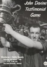 Glentoran v Notts County  03-Aug-1996