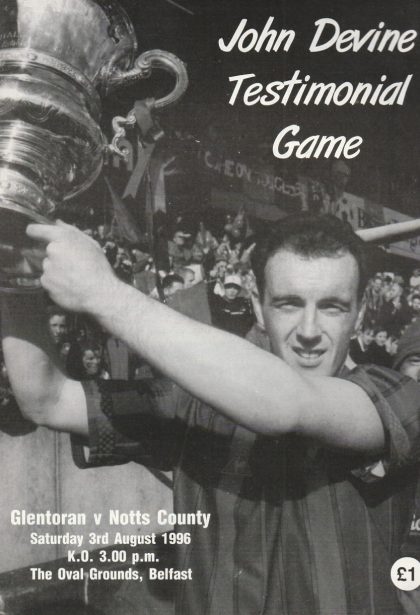 Glentoran v Notts County  03-Aug-1996