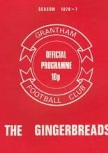 Grantham Town v Nottingham Forest 13-Oct-1976