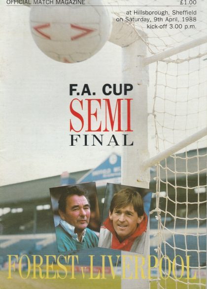 Nottingham Forest v Liverpool  09-Apr-1988