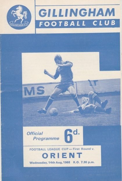 Gillingham v Leyton Orient  14-Aug-1968