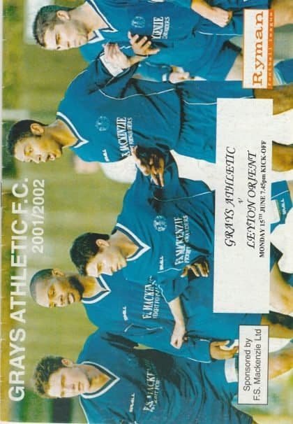Grays Athletic v Leyton Orient   15-Jul-2002