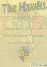 Havant & Waterlooville v Oxford United   24-Jul-2004