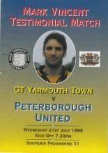 Great Yarmouth Town v Peterborough United 21-Jul-1999