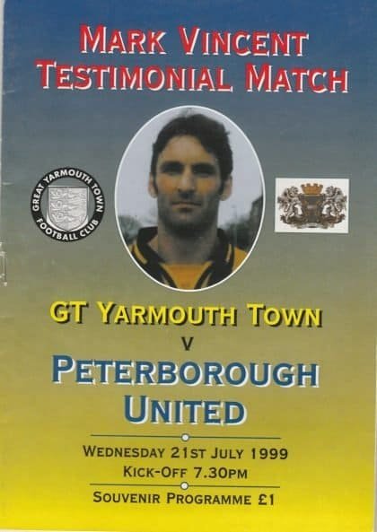 Great Yarmouth Town v Peterborough United 21-Jul-1999