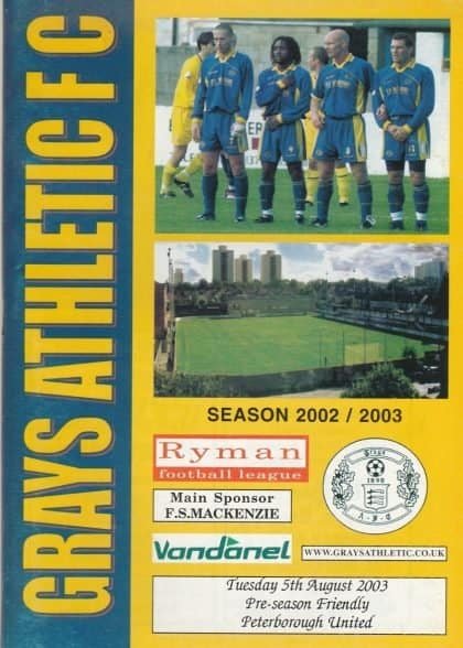 Grays Athletic v Peterborough United  05-Aug-2003