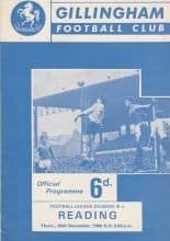Gillingham v Reading 26-Dec-1968