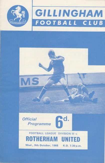 Gillingham v Rotherham United 09-Oct-1968