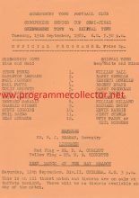 Shrewsbury Town v Shifnal Town 15-Sep-1981
