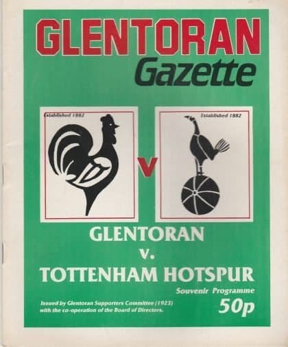 Glentoran v Tottenham Hotspur  08-Aug-1981