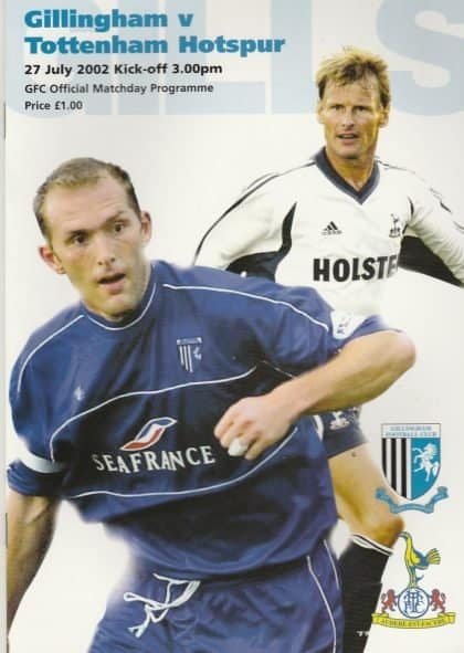 Gillingham v Tottenham Hotspur 27-Jul-2002
