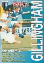 Gillingham v Tottenham Hotspur XI  29-Jul-1995