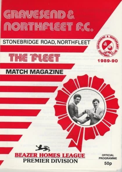 Gravesend & Northfleet v Tottenham Hotspur XI   04-Aug-1990
