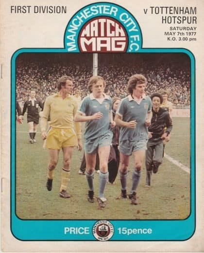 Manchester City v Tottenham Hotspur 07-May-1977