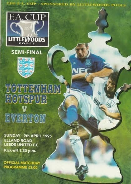 Tottenham Hotspur v Everton 09-Apr-1995