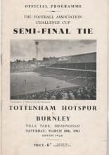 Tottenham Hotspur v Burnley  18-Mar-1961