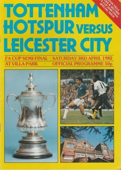 Tottenham Hotspur v Leicester City  03-Apr-1982
