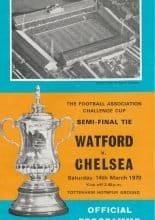 Watford v Chelsea 14-Mar-1970