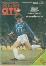 Leicester City v West Ham United 17-Mar-1984