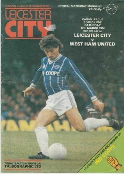Leicester City v West Ham United 17-Mar-1984