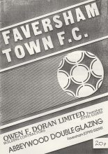 Faversham Town v West Ham United  25-Jul-1987