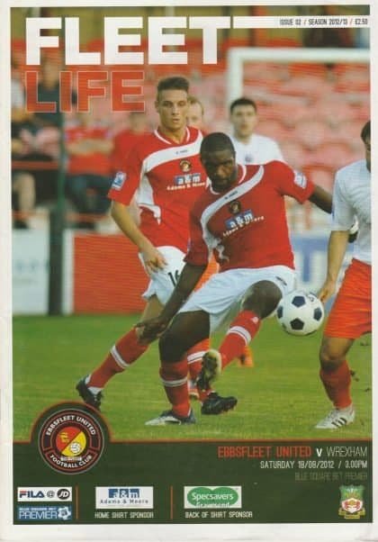 Ebbsfleet United v Wrexham 18-Aug-2012