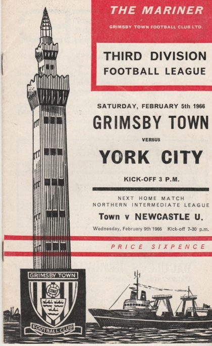 Grimsby Town v York City 05-Feb-1966