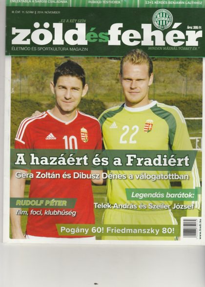 zöld és fehér magazine - Nov 2014
